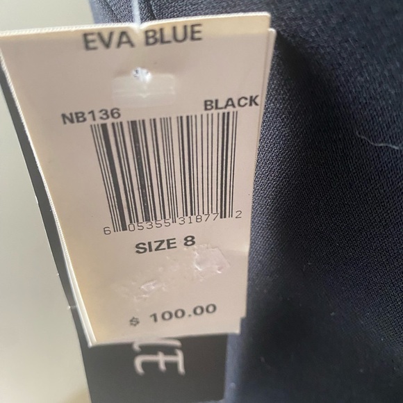 New with tags Classy black dress T length size 8. - Picture 3 of 5